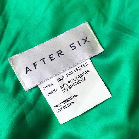 Dessy Prom/Bridesmaid Dress in Pantone Green - Picture 9 of 16